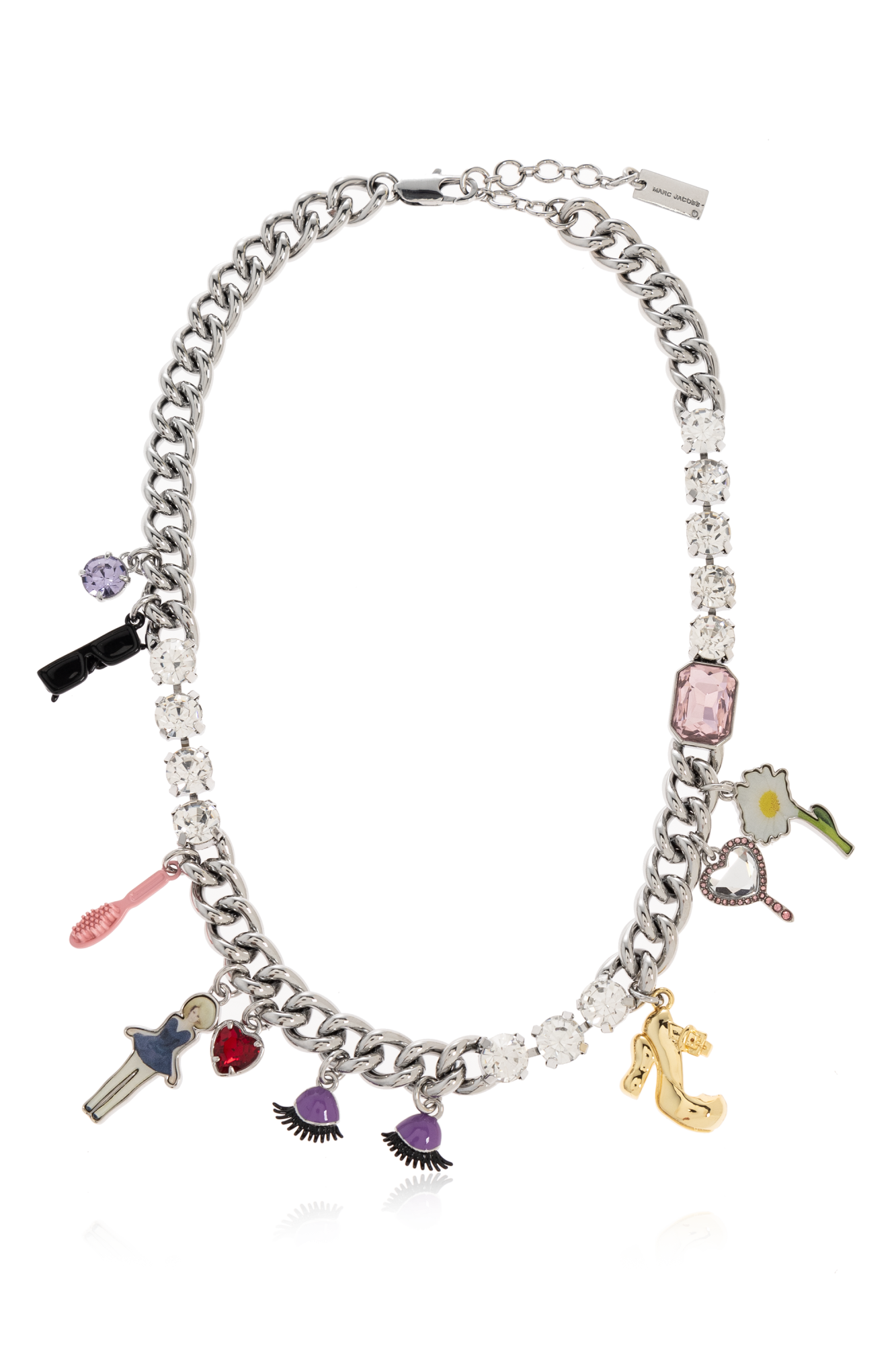 Silver Necklace with pendants Marc Jacobs - Vitkac France